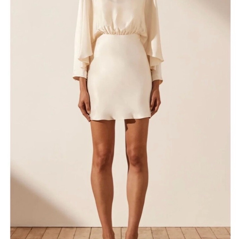 Shona Joy Cream Mini Dress